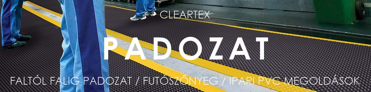 Cleartex | Ipari burkolatok | Padozati és futószőnyeg megoldások ipari felhasználásra