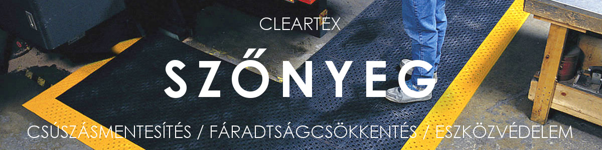 Cleartex | Ipari burkolatok | Szőnyegek üzemi felhasználásra