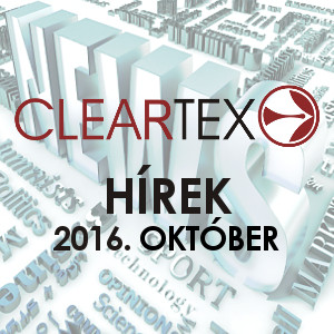 Cleartex Hírek | 2016. október