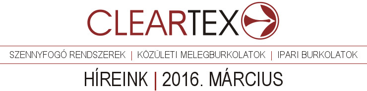 Cleartex Hírek | 2016. március