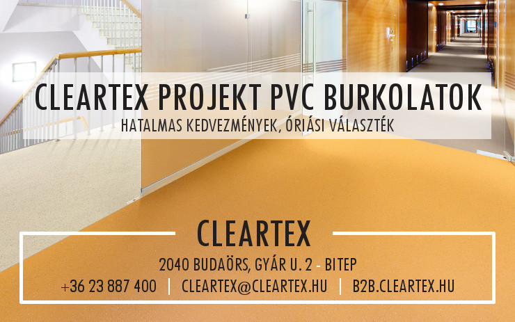 Cleartex Projekt PVC burkolatok a B2B.CLEARTEX.HU webáruházban